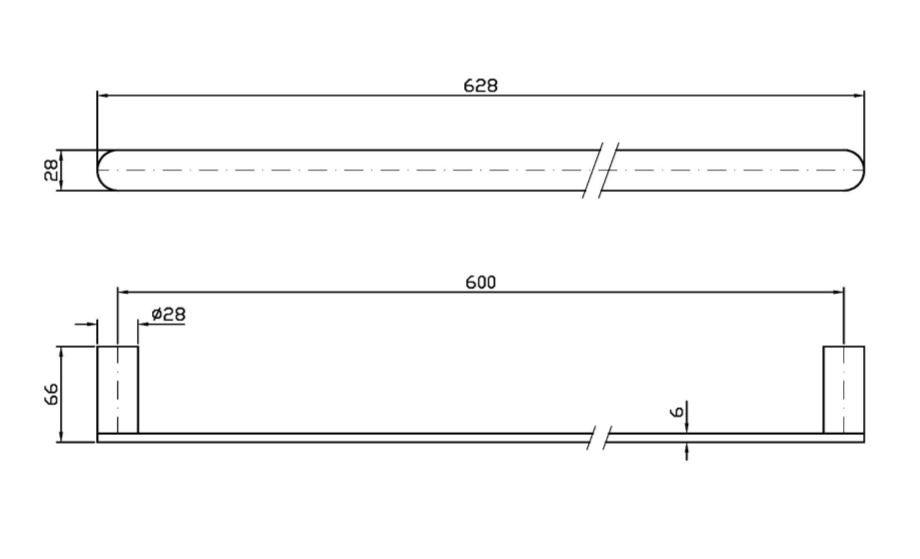 Полотенцедержатель Zucchetti Isy22 ZAF122 60 см ФОТО