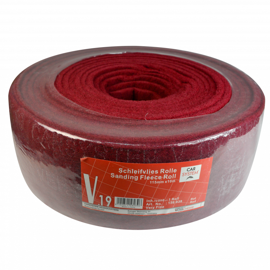 Рулон шлифовальный V19 115мм х 10м красный сверхтонкий