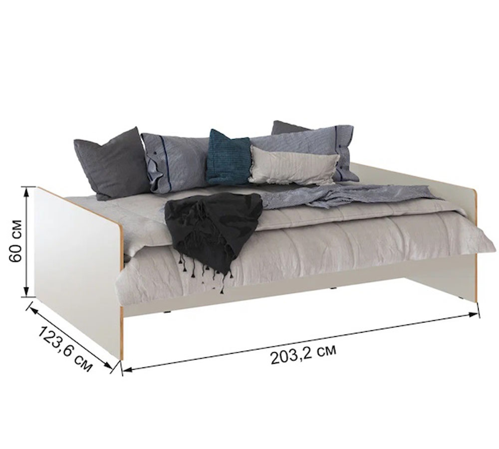 Кровать 1,2м "Асцелла"