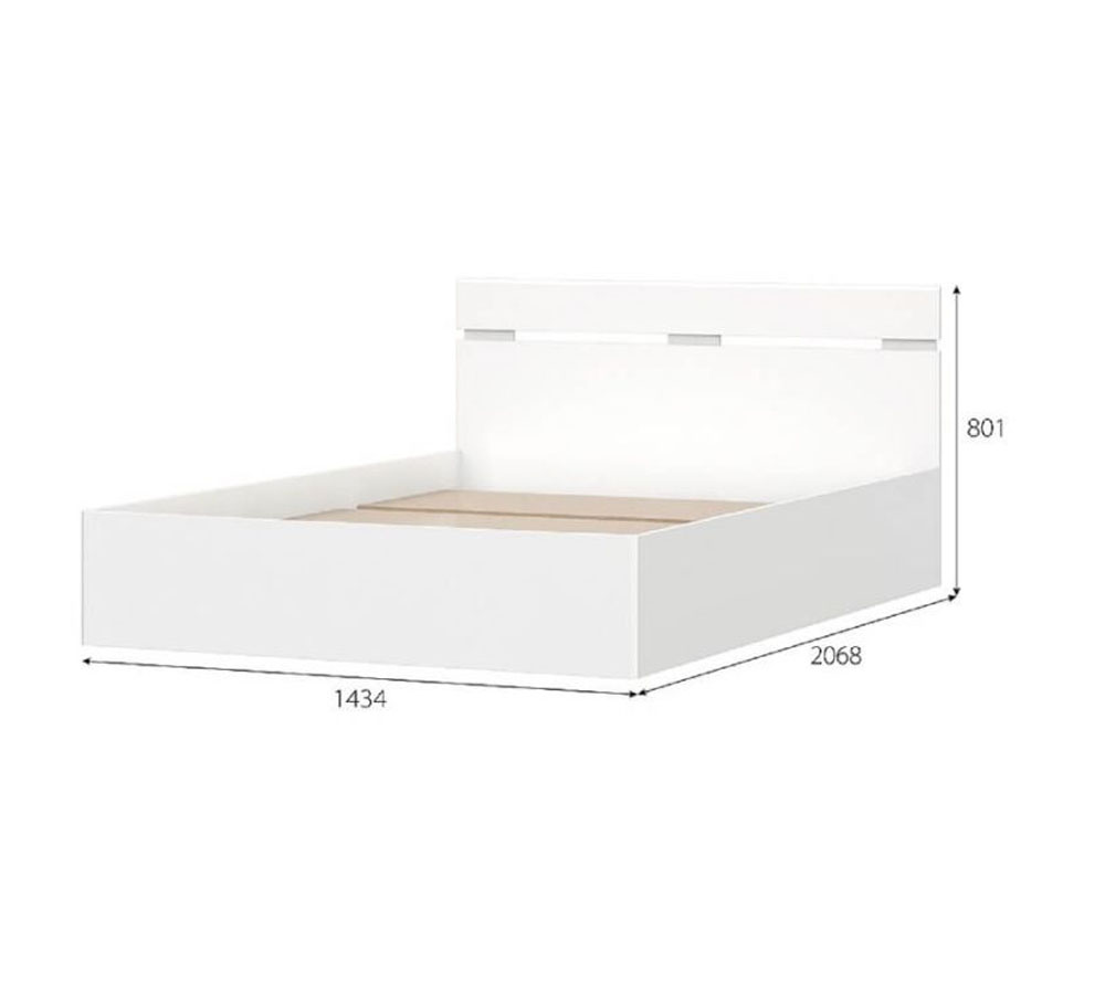 Кровать 1,4 "Одри" СИМПЛ