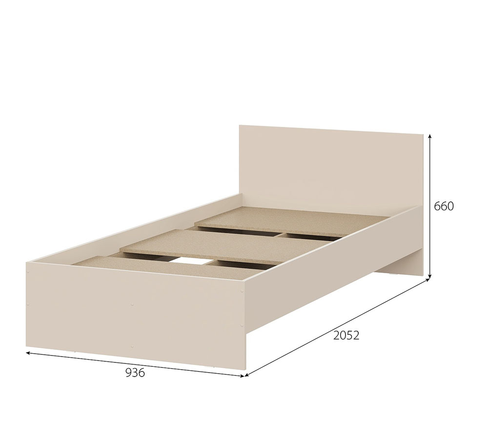 Кровать 0,9 "Гиза" без матраса