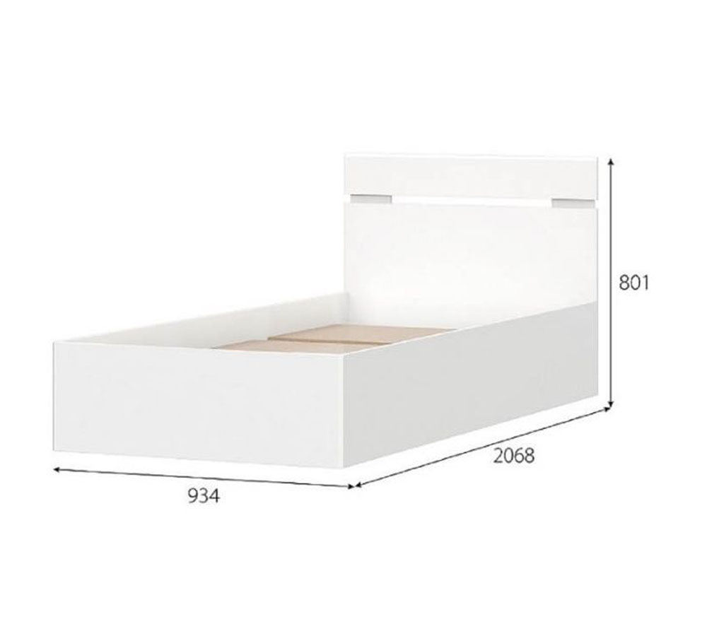 Кровать 0,9 "Одри" СИМПЛ