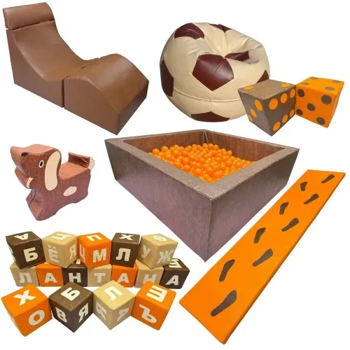 Набор мягких модулей для игровой комнаты №19