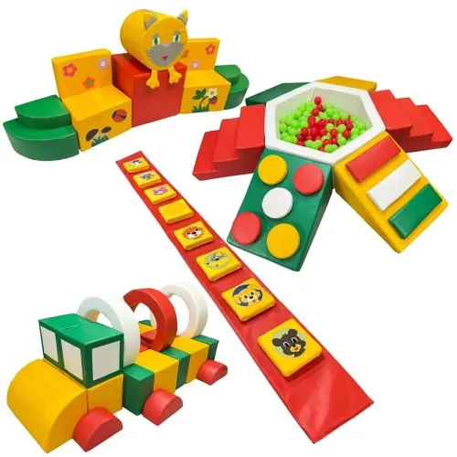 Набор мягких модулей для игровой комнаты №22