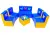 Комплект детской игровой мебели "7цветик"