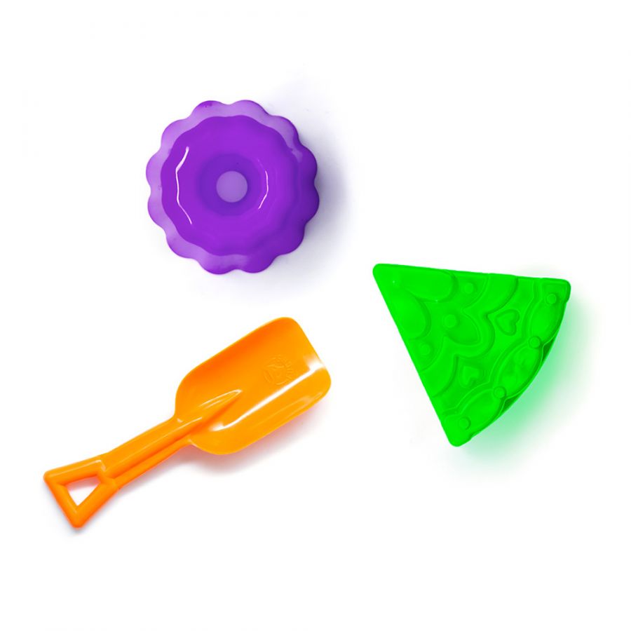 Песочный набор 2 формочки+совочек КНОПА