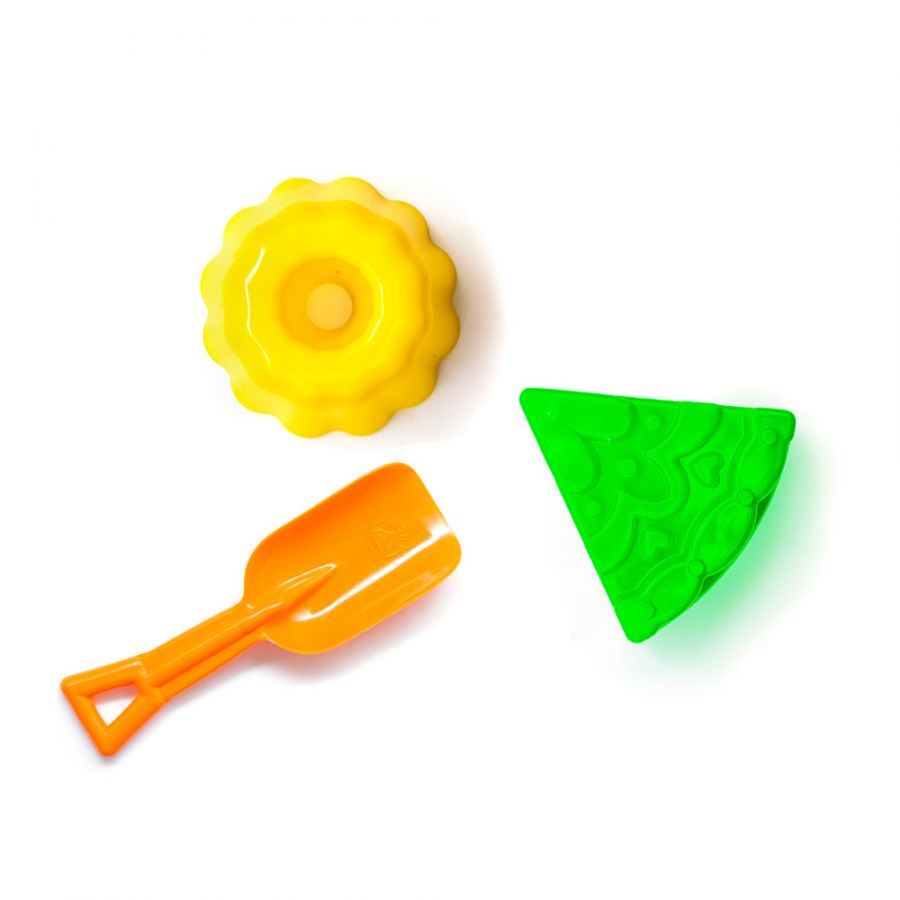 Песочный набор 2 формочки+совочек КНОПА