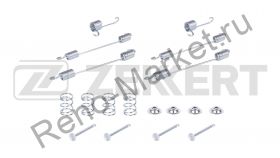 Комплект установочный зад. торм. колодок 228mm Renault Captur 13-, Duster 12-, Lada Largus