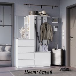 Прихожая Симпл ПР-04 (ш950*г360*в1950) белый
