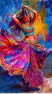 Набор для вышивания "Красочный танец"
