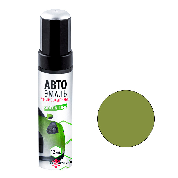 Карандаш с кисточкой для подкраски сколов на Land Wind. Цвет Fishing Island Green. Код цвета: 1112