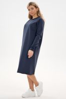 Платье футер-реглан [графит]