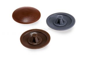 Заглушка под шуруп, серая