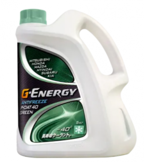 G-Energy Antifreeze P-OAT 40 Green, 5кг