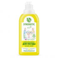 Гель для мытья посуды антибактериальный 500 мл, SYNERGETIC «Лимон»