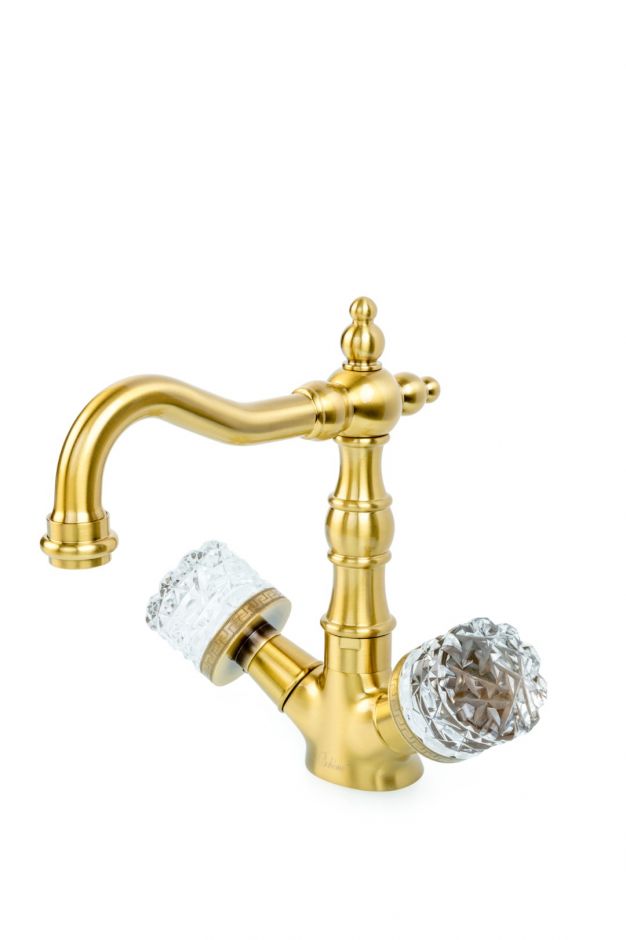 Изображение Cмеситель для умывальника Boheme Crystal 312-CRST