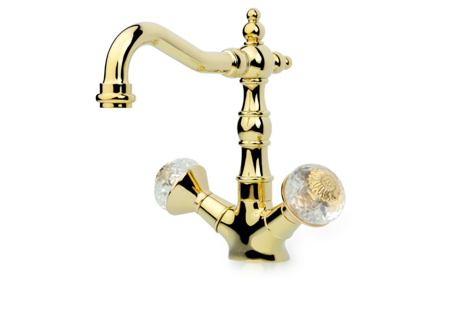 Изображение Смеситель для раковины Boheme Flora 292-FL вентильный