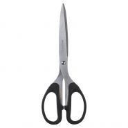 Ножницы BRAUBERG «Classic», 210 мм, чёрные, классической формы, 2-х сторонняя заточка, 230935