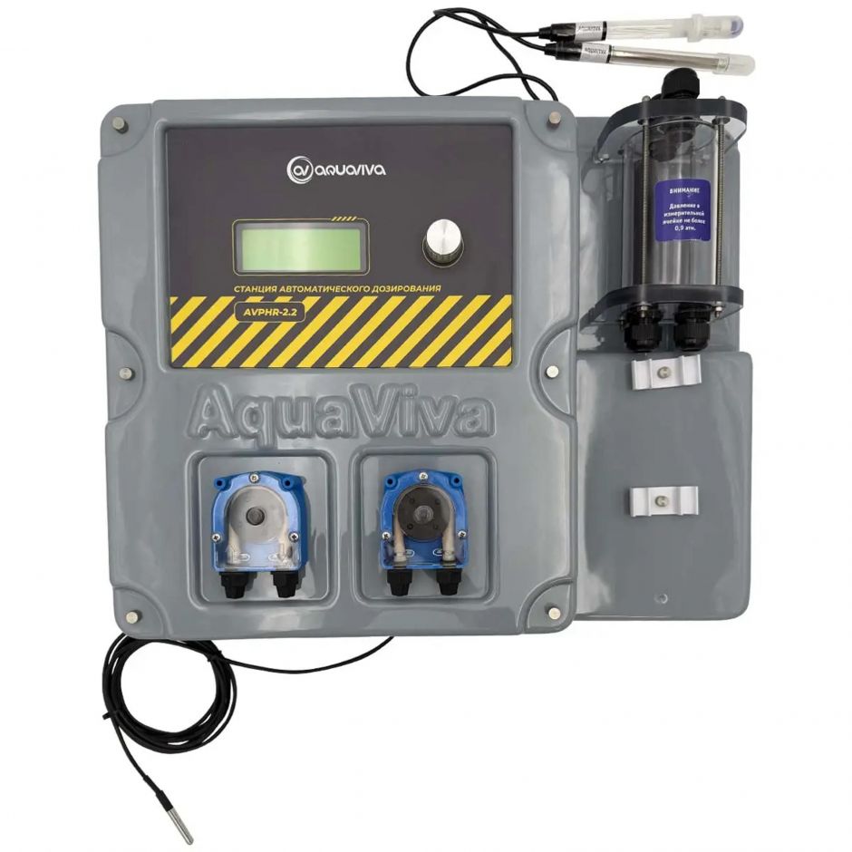Система перистальтических насосов AquaViva PH+RX 2,2л/ч с изм. ячейкой + набор PH+RX