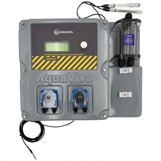 Система перистальтических насосов AquaViva PH+RX 2,2л/ч с изм. ячейкой + набор PH+RX