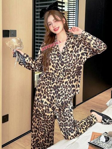 Пижама шелк с брюками  AIPINGNA 5316 (зебра)