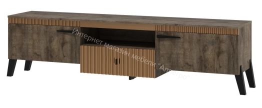 Тумба ТВ №1 с ножками Ольга 3 Дуб коми