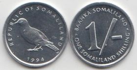 Сомалиленд 1 шиллинг 1994 год UNC