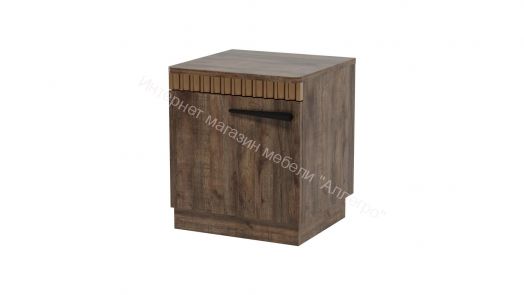Тумба прикроватная на цоколе Ольга 3 Дуб коми