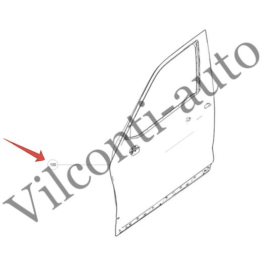 ДВЕРЬ ПЕРЕДНЯЯ ЛЕВАЯ TANK 700 6101100XKF10A 100% ОРИГИНАЛ