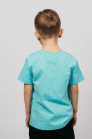 Футболка для мальчика 52358 детская [яр.бирюзовый]