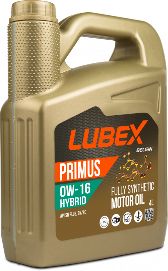 Lubex PRIMUS HYBRID 0W-16, 4л