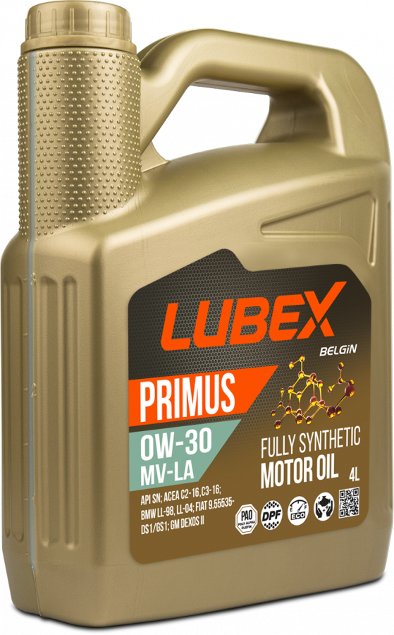 Lubex PRIMUS MV-LA 0W-30, 4л