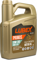Lubex PRIMUS MV-LA 0W-30, 4л