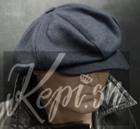 Кепка амер восьмиклинка шапка синяя елочка