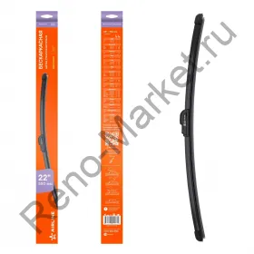 Щетка стеклоочистителя бескаркасная (крючок, 550mm.)