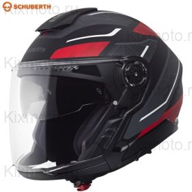 Шлем Schuberth J2 Sigma, чёрно-красный матовый