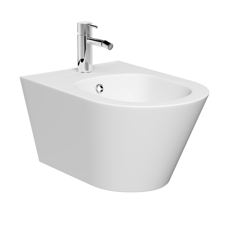 Биде подвесной, Avva Белый матовый