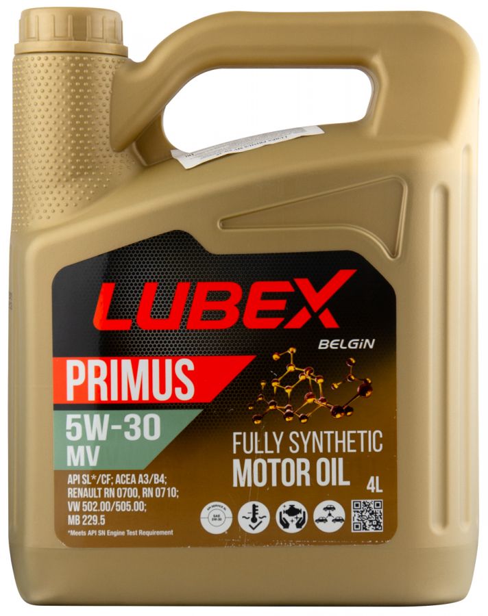 Lubex PRIMUS MV 5W-30, 4л