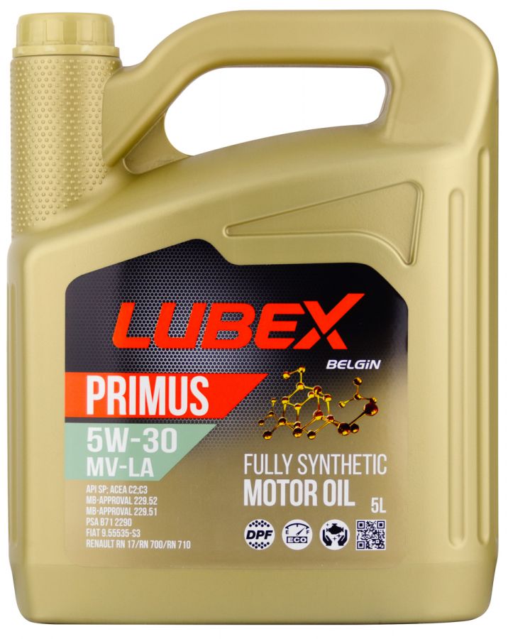 Lubex PRIMUS MV-LA 5W-30, 5л