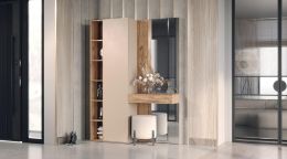 Прихожая Ева (ш1572*г350*в2168мм) Дуб вотан/Кашемир