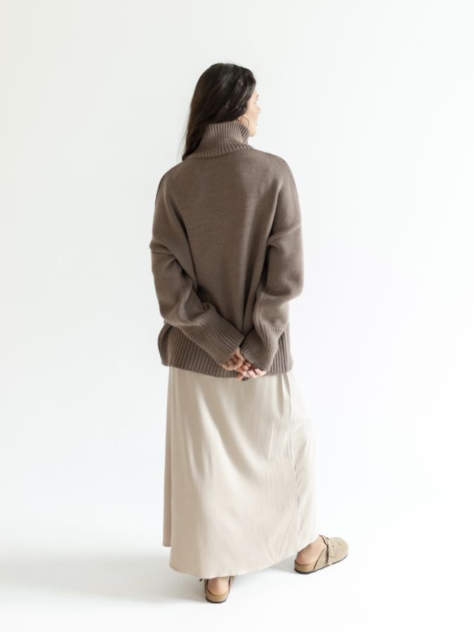 Свитер из мериноса капучино