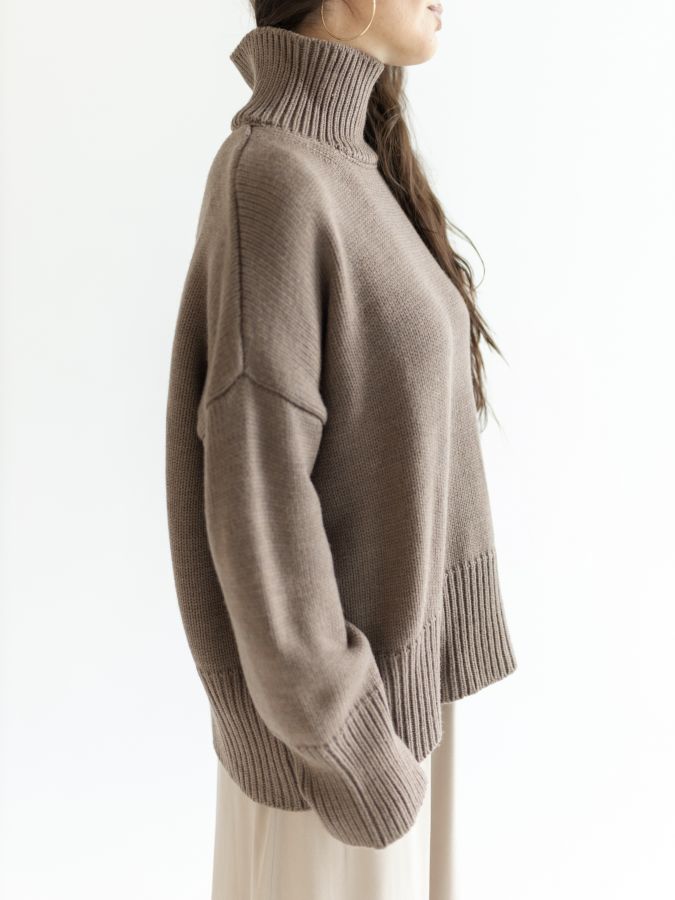 Свитер из мериноса капучино