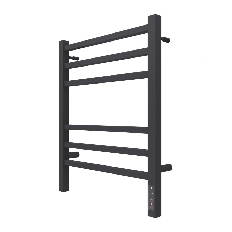 Ватикан П6 450х600 электро КС ЧЕРНЫЙ МУАР ( new встроен диммер) Полотенцесушитель TERMINUS