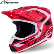 Мотошлем Alpinestars SM7 Deed, красный