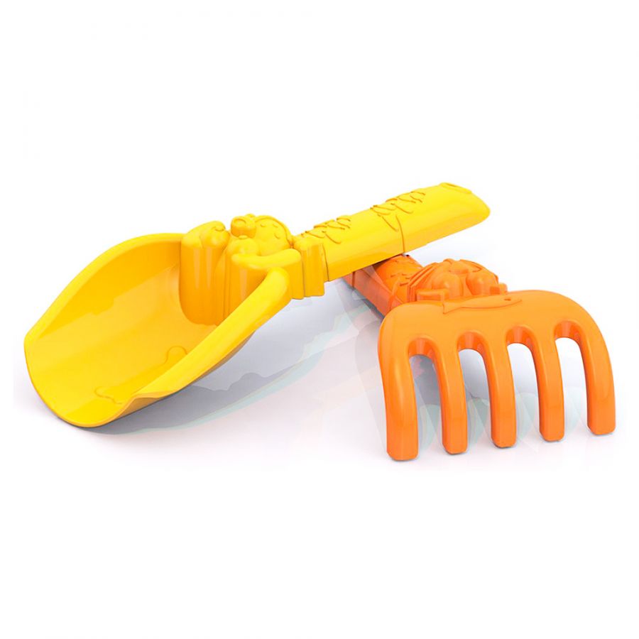 Набор для песка №76  (совочек Бабочка, грабельки Пчёлка)