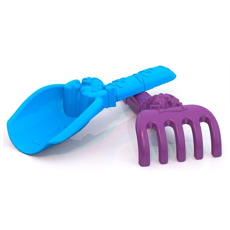 Набор для песка №76  (совочек Бабочка, грабельки Пчёлка)