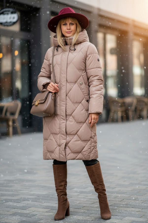 Зимняя куртка, арт.2886 [коричневый]