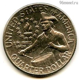 США 25 центов 1976