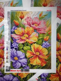 А785 Biser-Art. Летние цветы