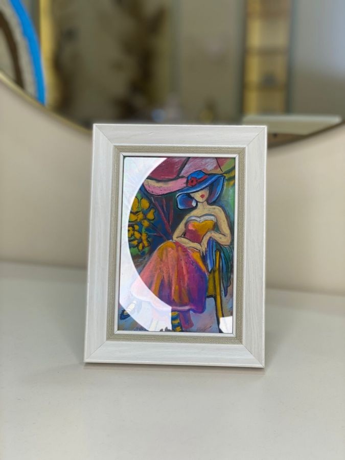 Картина "Дама в шляпе"